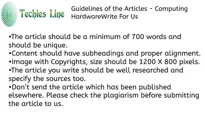 Techies Line Guidelines 
