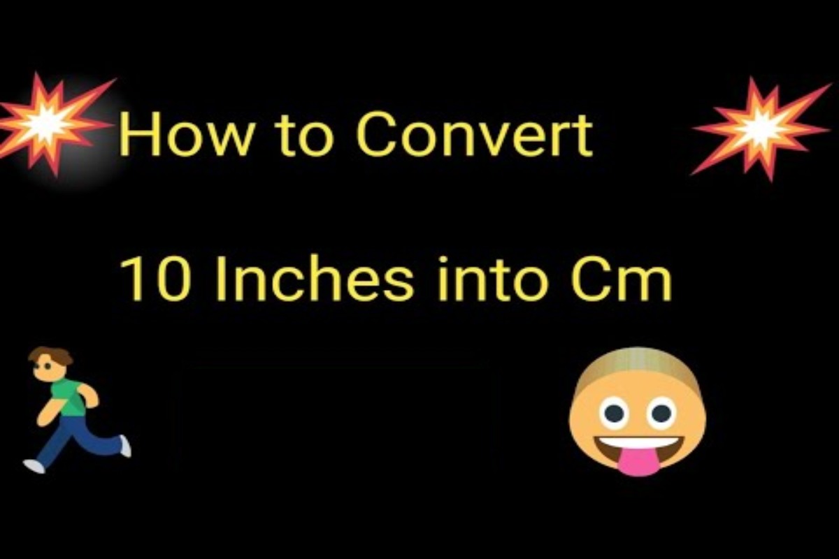 Convert 10 inches to cm-Change of Measurement Units