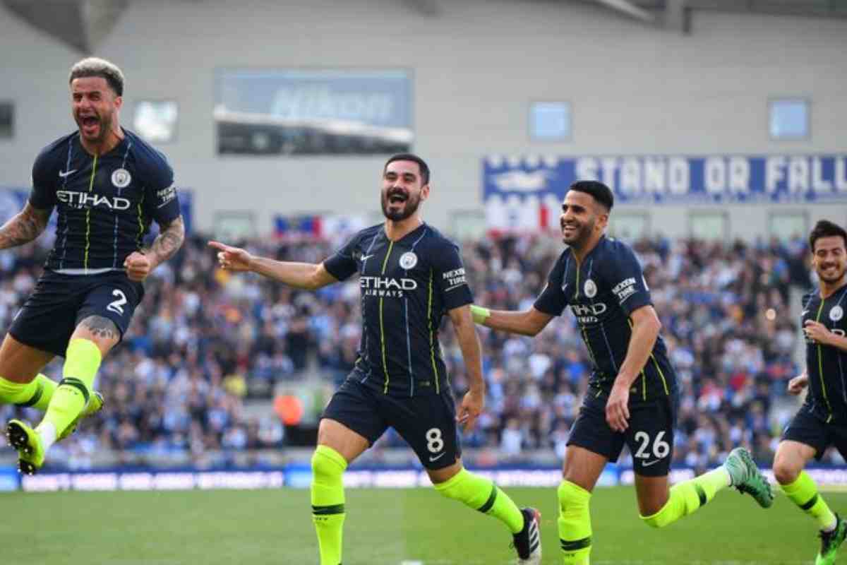 Man City Vs Brighton & Hove Albion F.C. Timeline