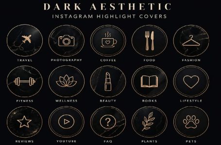 dark aesthetic highlight cover