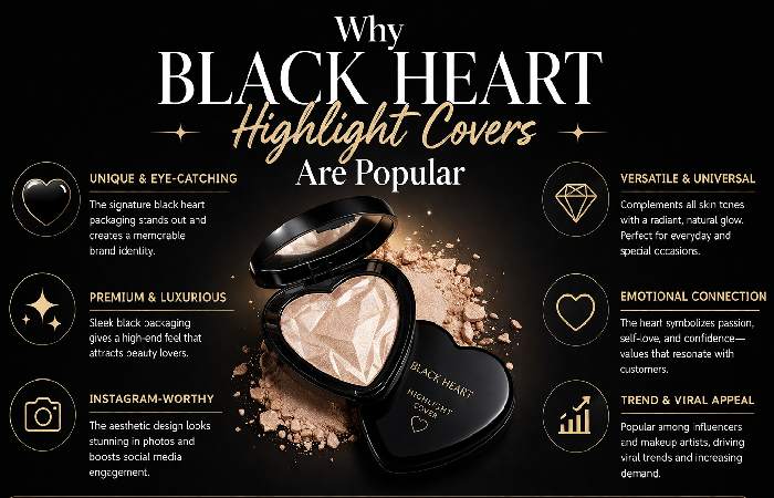 why black heart highlight covers are popular on instagram