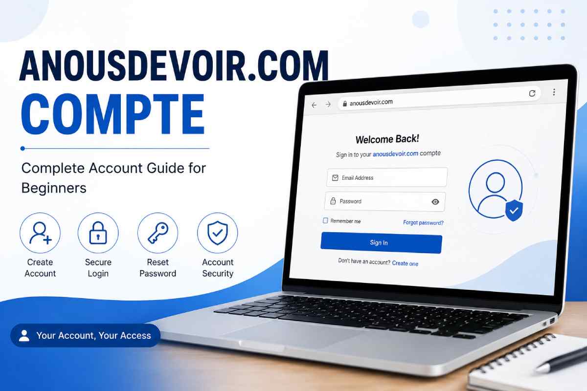 Anousdevoir.com Compte: Complete Account Guide for Beginners