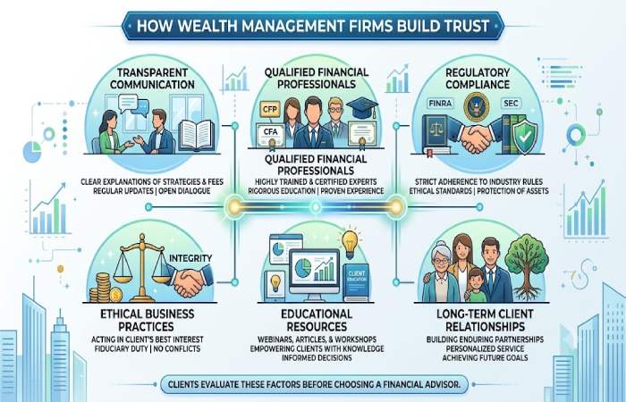 how wealth management firms build trust